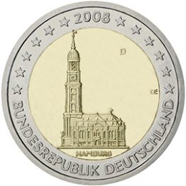 Photography of commemorative Euro coins