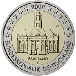 Photography of commemorative Euro coins