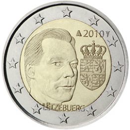 Photography of commemorative Euro coins