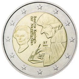 Photography of commemorative Euro coins