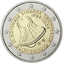 Photography of commemorative Euro coins