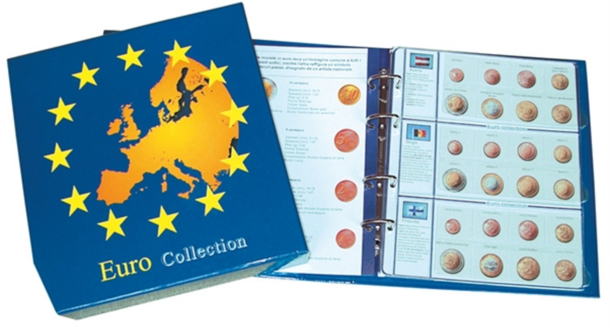 RACCOGLITORE + CUSTODIA – EURO COLLECTION – Numismatica Euromania