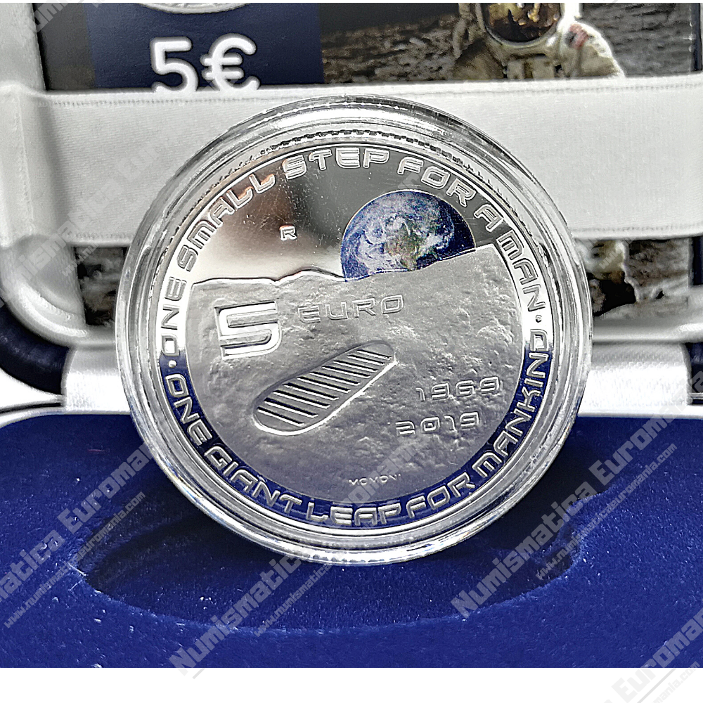 ZDANG 2 Pz 2019 50 ° Anniversario Apollo 11 Sbarco sulla Luna Moneta Commemorativa Argento Regalo Un Regalo per collezionista 