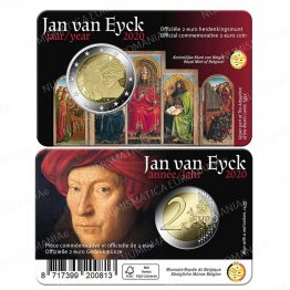 Belgio 2020 Jan Van Eyck coincard Belgio 2020 Jan Van Eyck coincard
