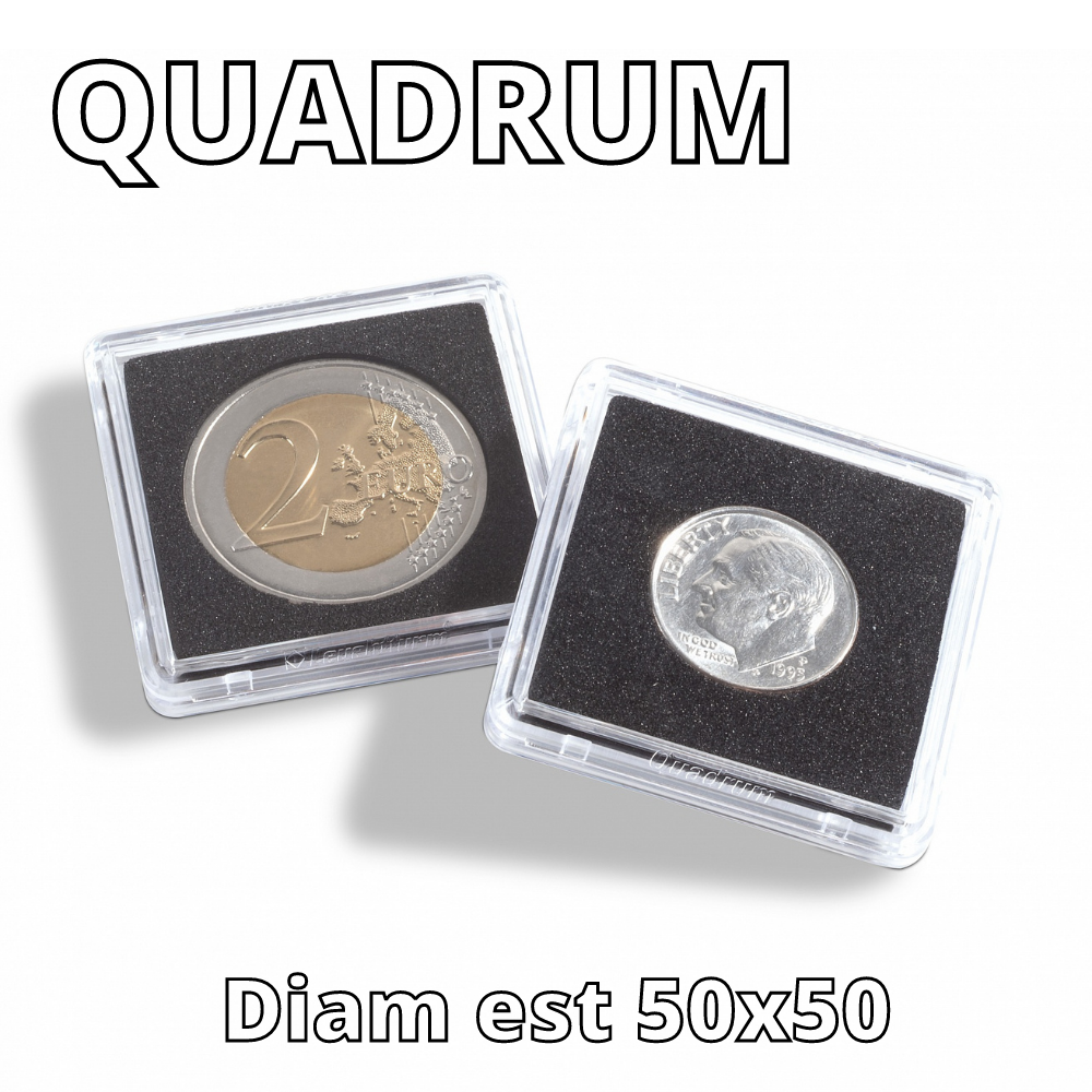 Leuchtturm 10 Capsule Portamonete Trasparenti - Diametro 14-62 Mm - Per Monete In Oro, Argento Ed Euro - Protezione Anti-graffio