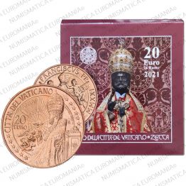 20€ Vaticano 2021 rame + folder