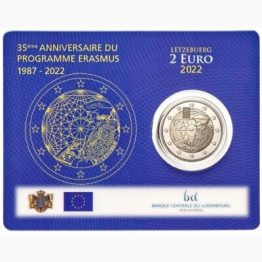2 € LUSSEMBURGO 2022 Erasmus COINCARD 2 € LUSSEMBURGO 2022 Erasmus COINCARD
