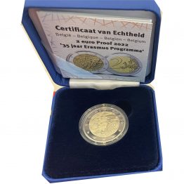 BELGIO 2€ ERASMUS PROOF