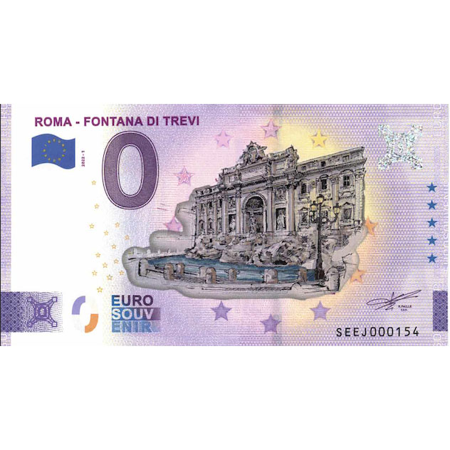 CARTAMONETA - BANCONOTE 0 ZERO EURO SOUVENIR: BANCONOTA 0 EURO ITALIA PAVIA  MONASTERO CERTOSA