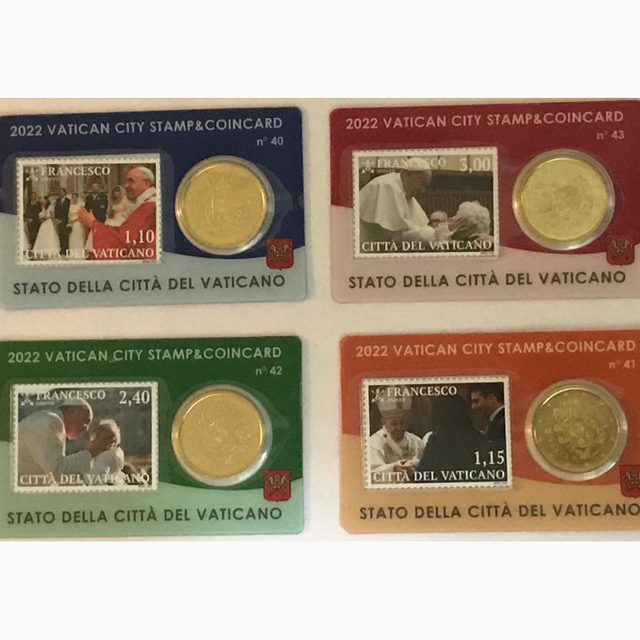 50 CENT VATICANO 2023 COINCARD UFFICIALE N.14 – Numismatica Euromania