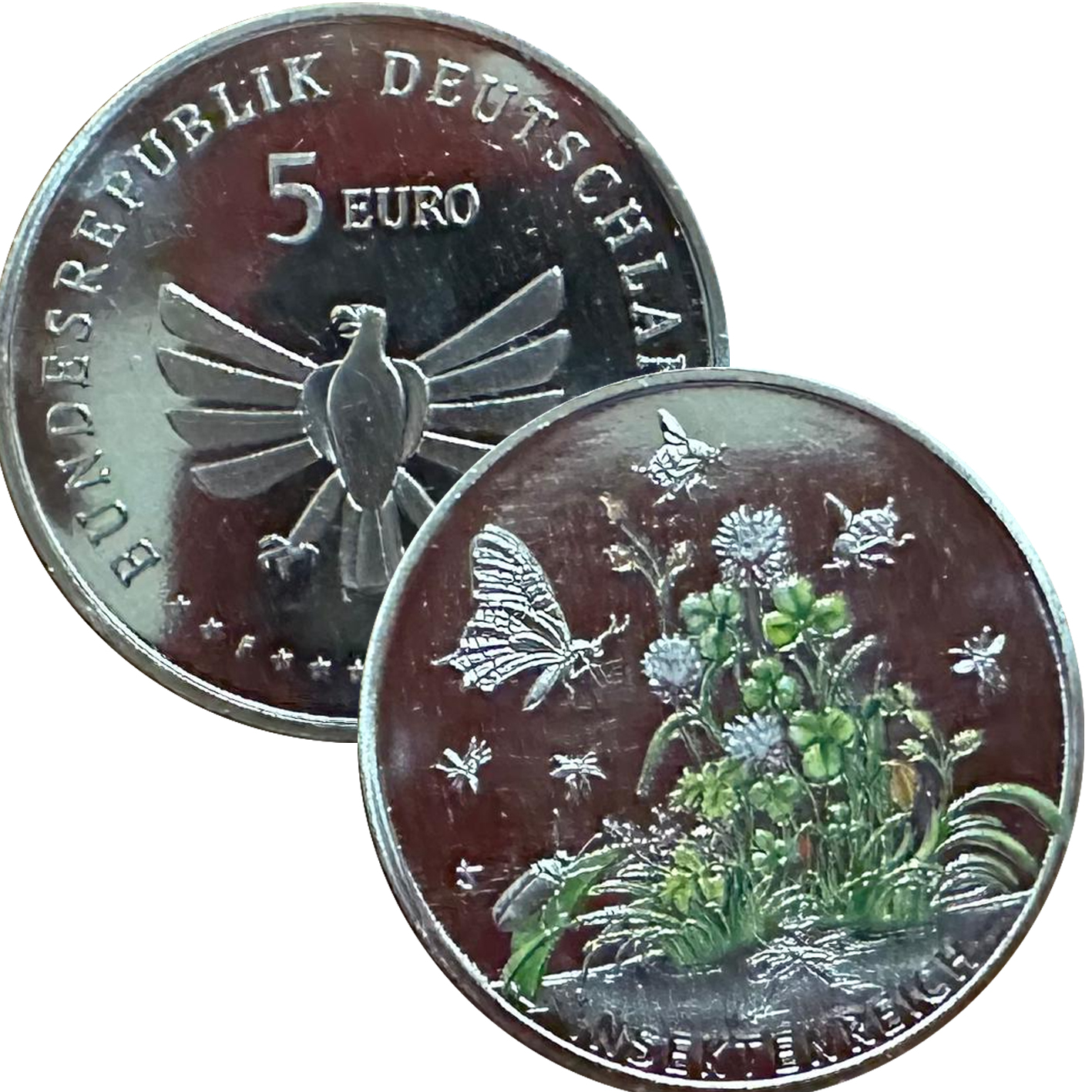 5€ GERMANIA 2023 INSETTI COLORATI 5€ GERMANIA 2023 INSETTI COLORATI