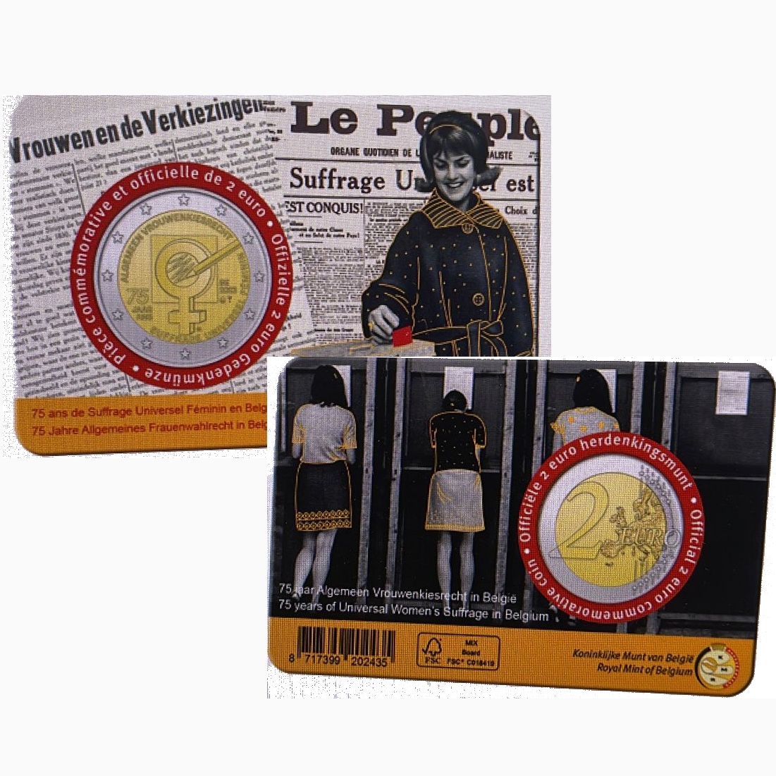 BELGIO 2023 VERSIONE FRANCIA SUFFRAGIO FEMMINILE BELGIO 2023 VERSIONE FRANCIA SUFFRAGIO FEMMINILE