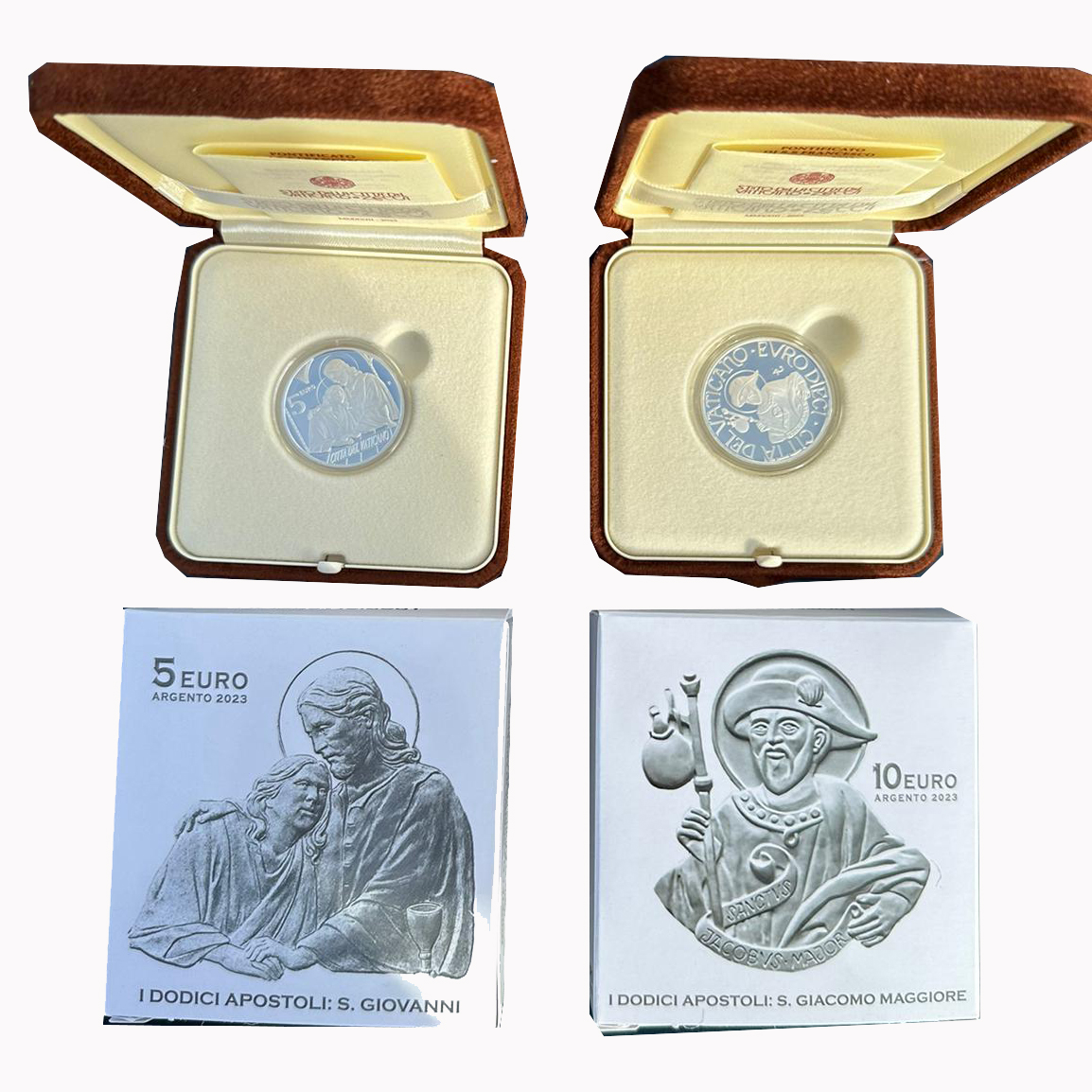 COPPIA VATICANO 10 EURO + 5 EURO