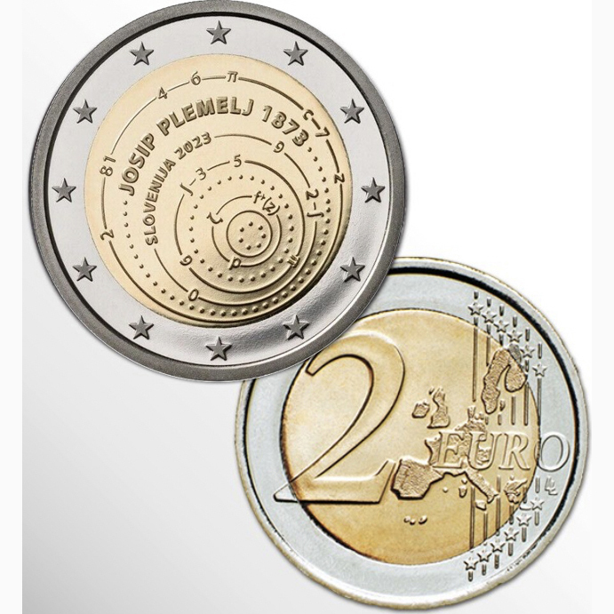 2€ SLOVENIA 2023 JOSIP PLEMELS