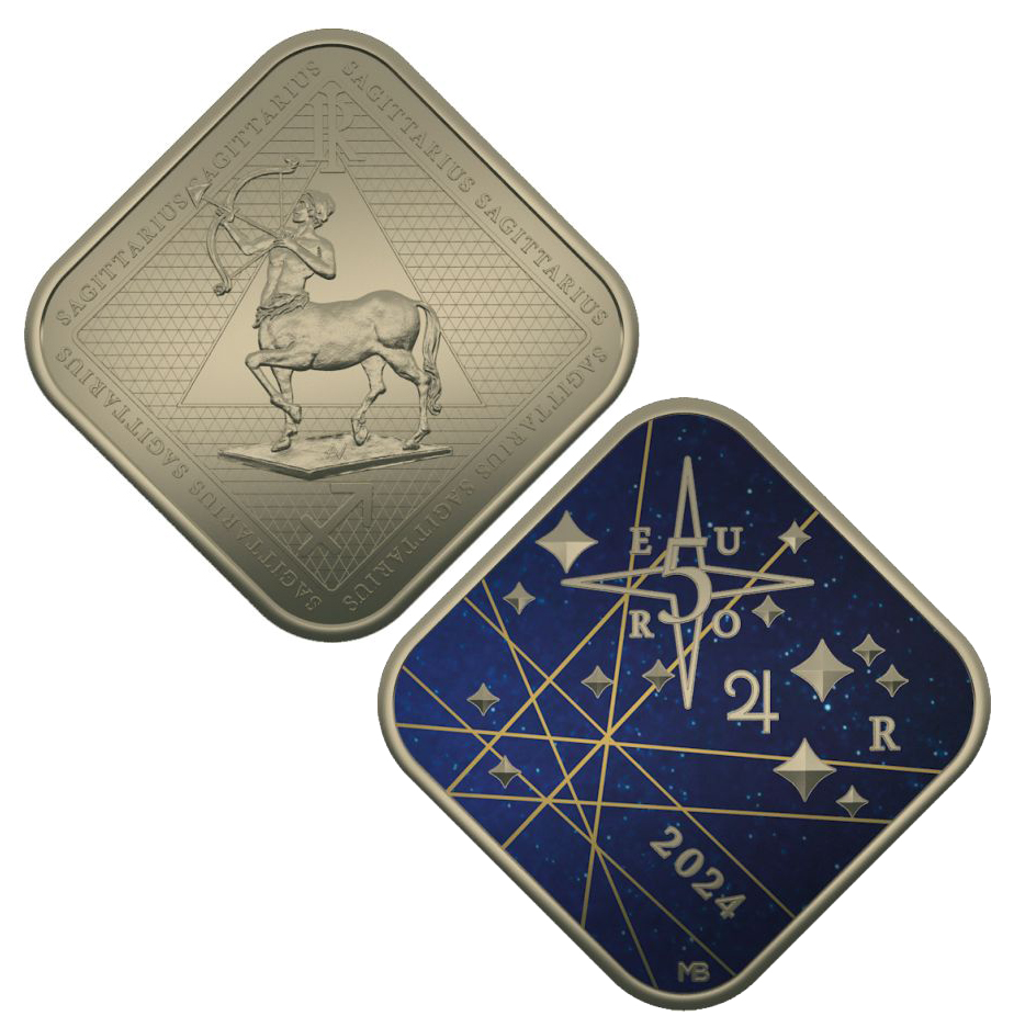 5€ ZODIACO SAGITTARIO BRONZO