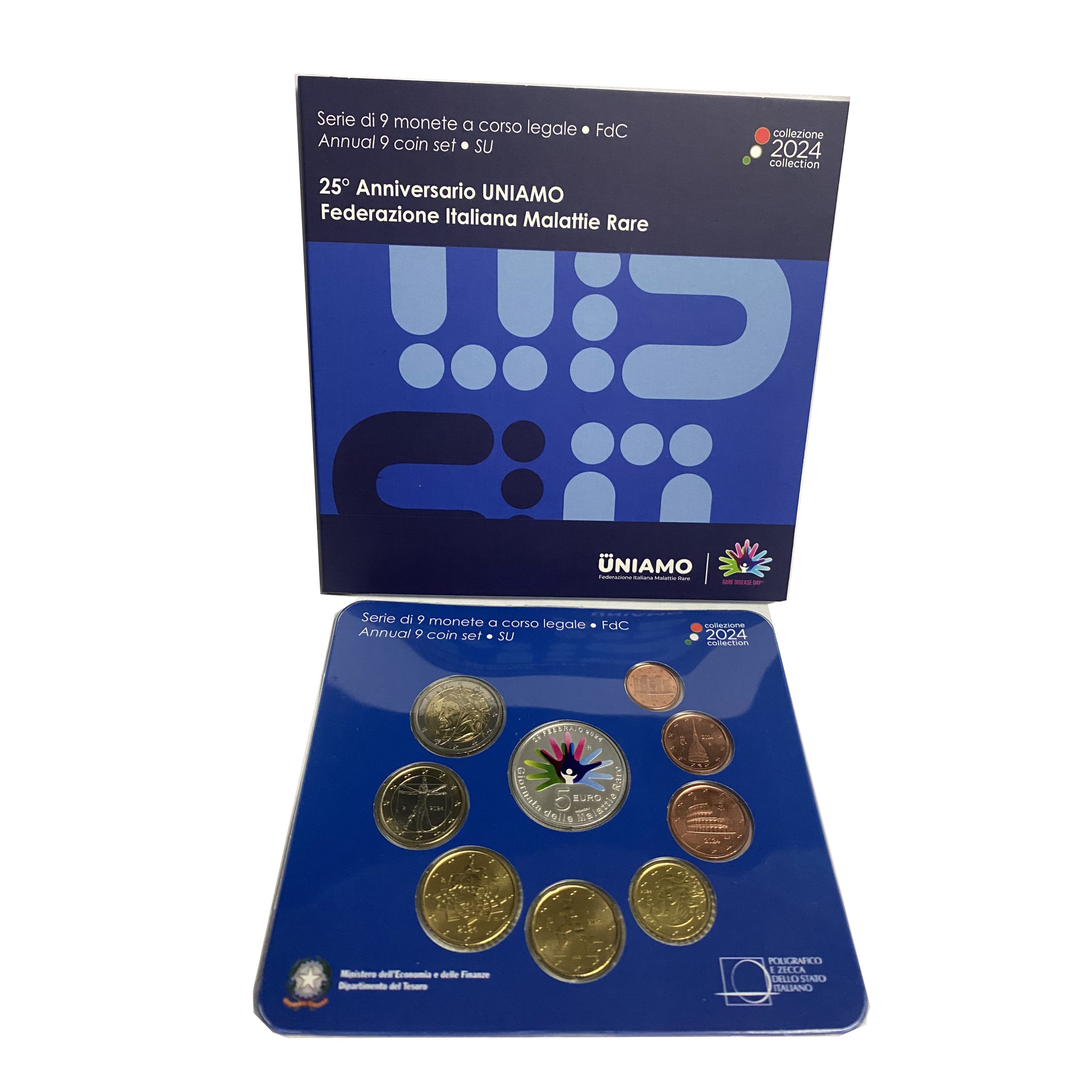 ITALIA 2024 DIVISIONALE SERIE 9 VALORI UNIAMO ITALIA 2024 DIVISIONALE SERIE 9 VALORI UNIAMO