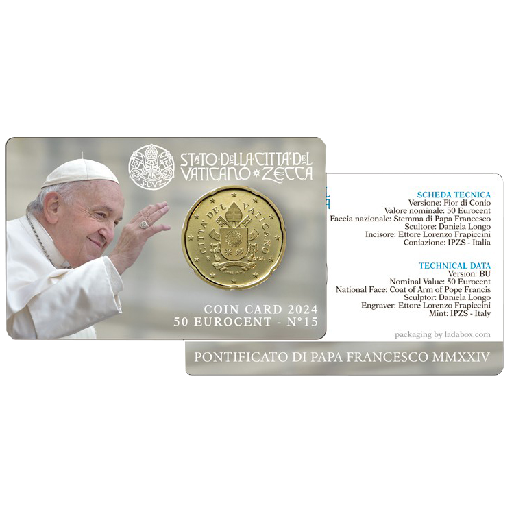 COINCARD 15 VATICANO 2024 COINCARD 15 VATICANO 2024