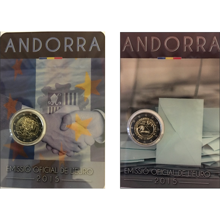 ANDORRA 2015 COINCARD COPPIA ANDORRA 2015 COINCARD COPPIA