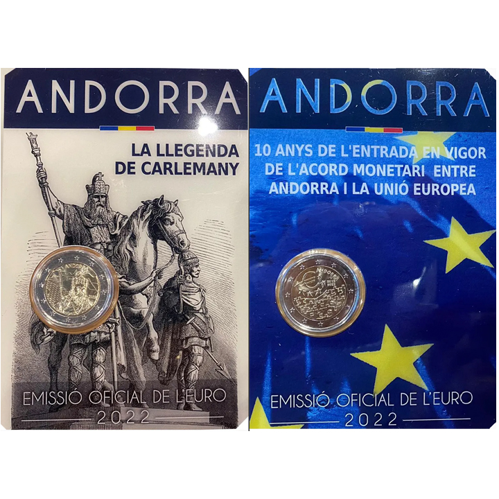 ANDORRA 2022 COINCARD COPPIA