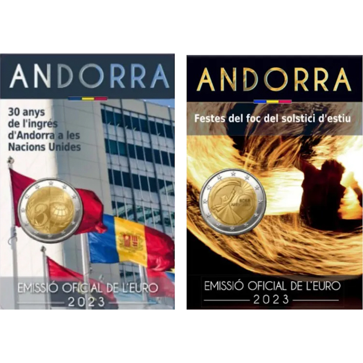 ANDORRA 2023 COPPIA COINCARD ANDORRA 2023 COPPIA COINCARD