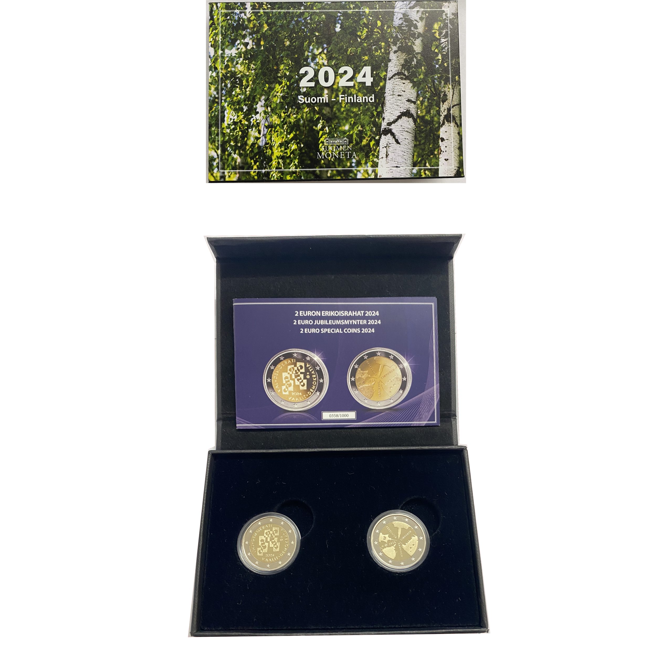 FINLANDIA PROOF 2024 2€ COPPIA FINLANDIA PROOF 2024 2€ COPPIA