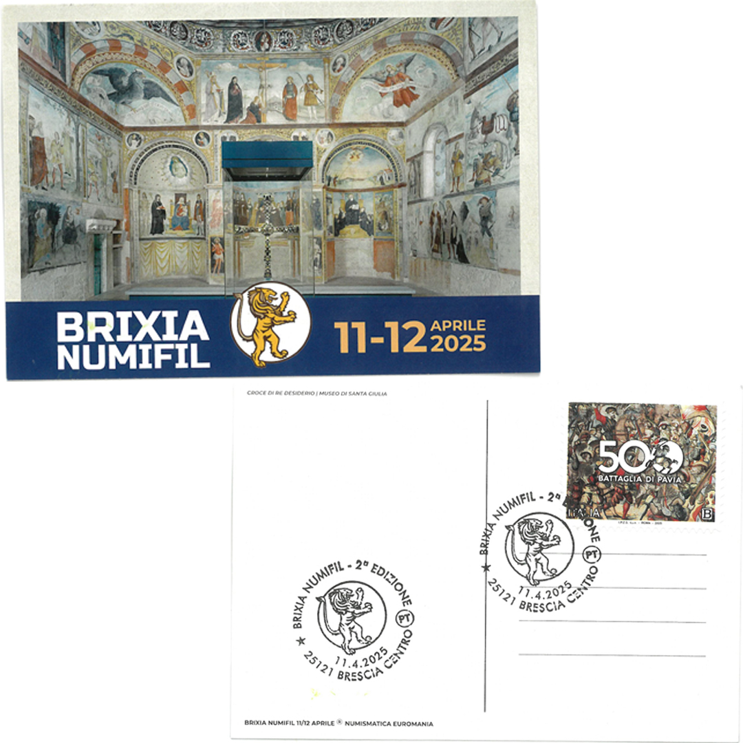 8 cartolina numifil brixia aprile 2025