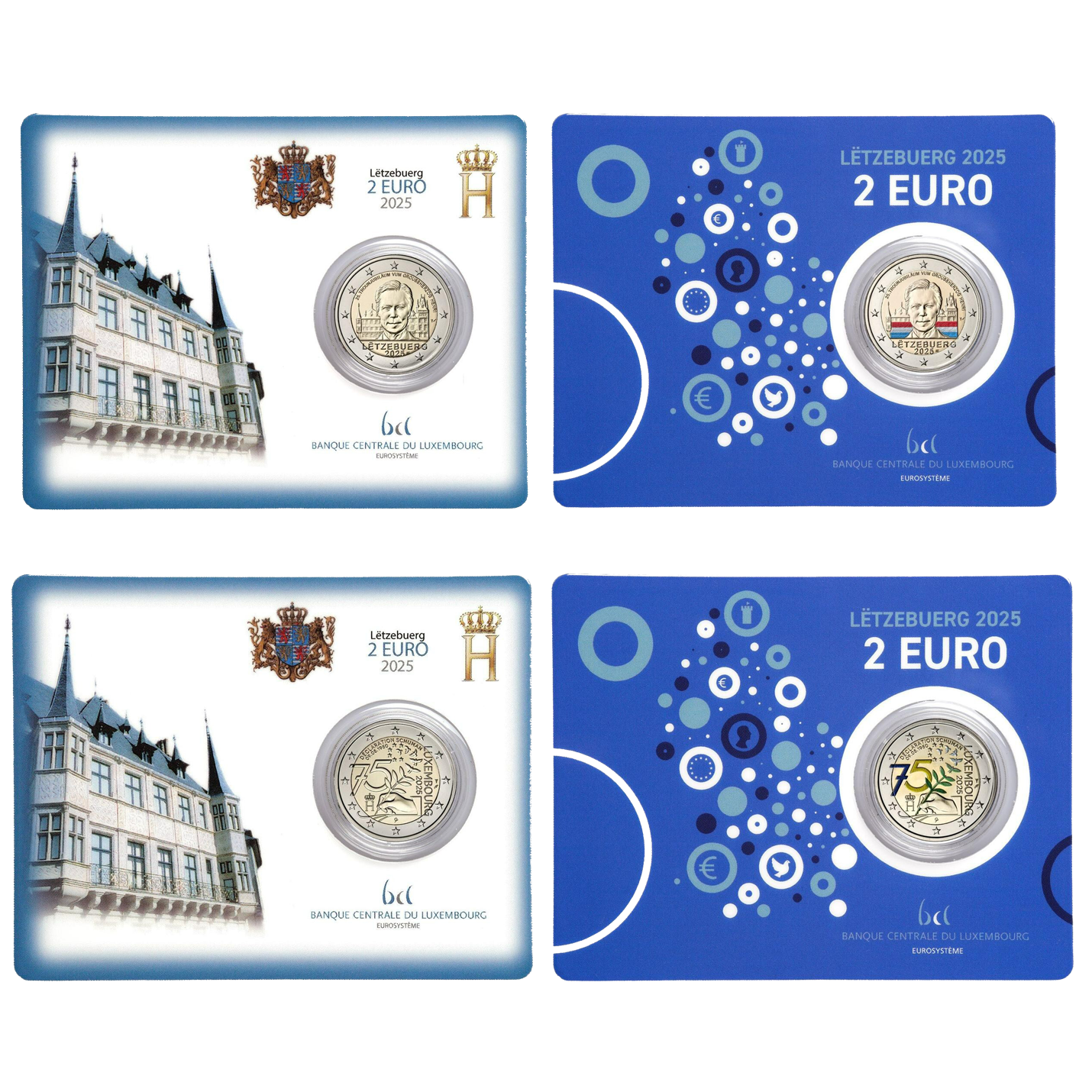 COPPIA LUSSEMBURGO 2025 COPINCARD COPPIA LUSSEMBURGO 2025 COPINCARD