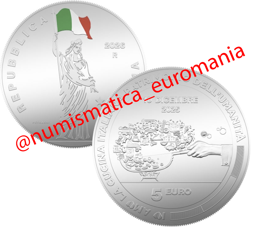 5€ Italia 2026 cucina italiana 5€ Italia 2026 cucina italiana